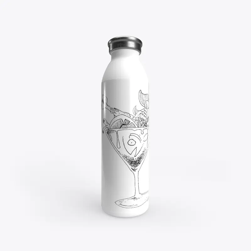 The "Meatini" Stainless Water Bottle